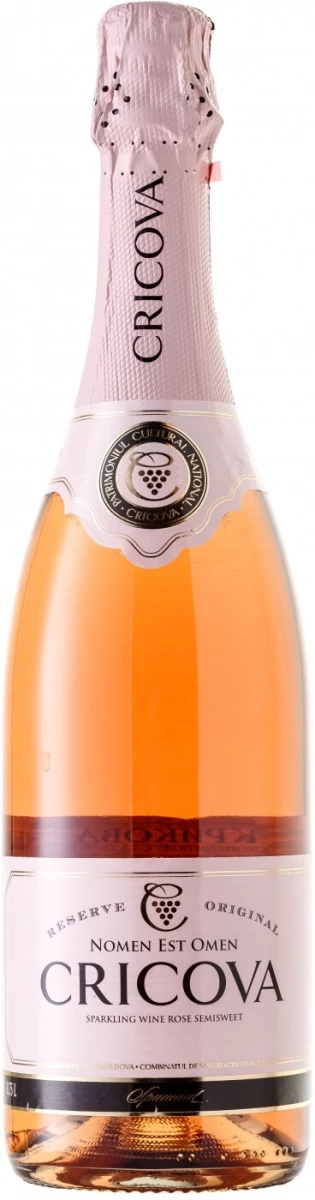 Игристое вино Cricova, Spumant Original Rose Semi-Sweet