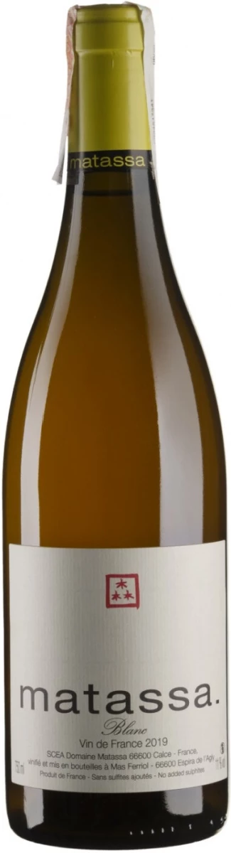 Вино Domaine Matassa, Matassa Blanc, Cotes Catalanes AOP, 2019