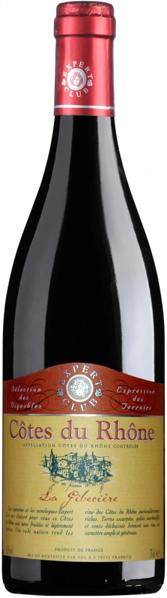 Вино FDL, Expert Club Cotes du Rhone AOC Rouge