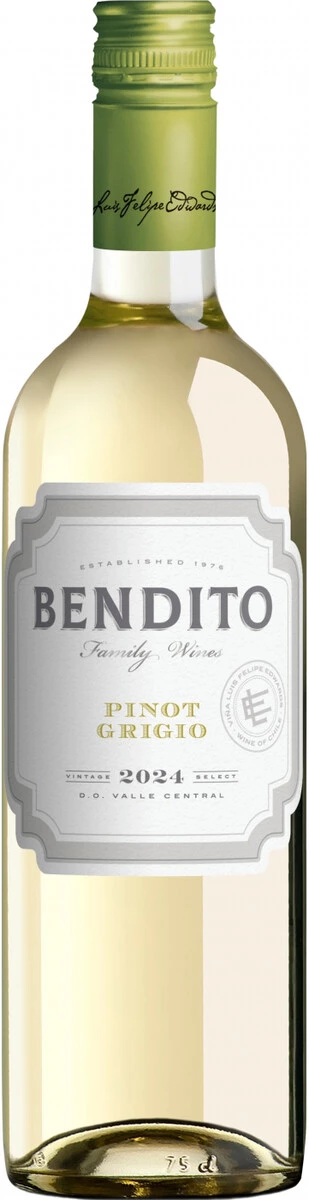 Вино Bendito Pinot Grigio, Valley Central DO, 2024