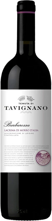 Вино Tenuta di Tavignano, Barbarossa Lacrima di Morro d'Alba DOC, 2017