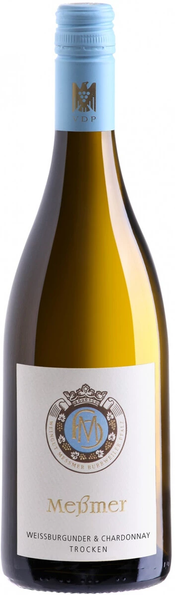 Вино Weingut Herbert Messmer, Weissburgunder &amp; Chardonnay Trocken, 2022