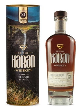 Виски Haran Original Casks Selection 21 Years Old, in tube,  0.7 л
