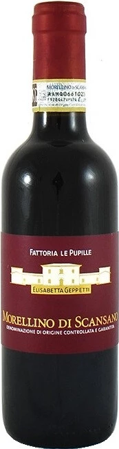 Вино Fattoria Le Pupille, Morellino di Scansano DOCG, 2018, 375 мл