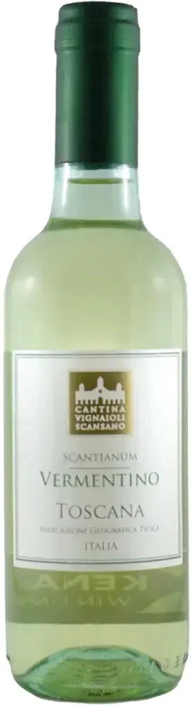 Вино Scantianum Vermentino, Toscana IGT, 2024, 375 мл
