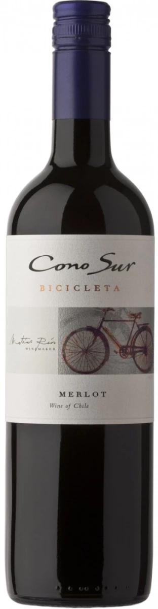 Вино Cono Sur, Bicicleta Merlot, Central Valley DO
