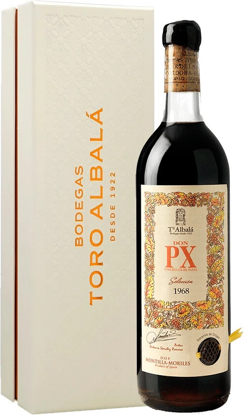 Херес Toro Albala, Don PX Seleccion, Montilla-Moriles DOP, 1968, gift box