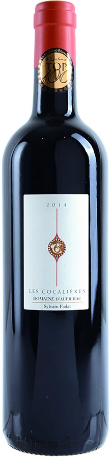 Вино Domaine d'Aupilhac, Les Cocalieres Rouge, Coteaux du Languedoc AOC, 2014