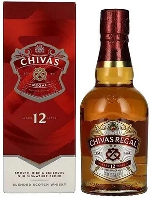 Виски Chivas Regal 12 Years Old, with box, 200 мл