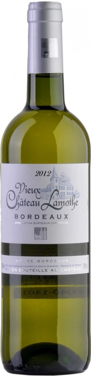 Вино Vieux Chateau Lamothe Blanc, Bordeaux AOC, 2012
