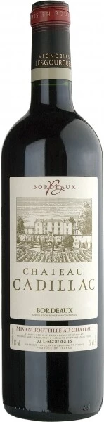 Вино Chateau Cadillac Rouge, Bordeaux AOC, 2007