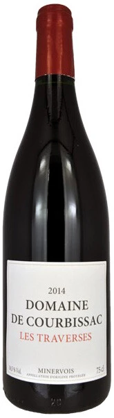 Вино Domaine de Courbissac, Les Traverses Minervois AOC, 2014