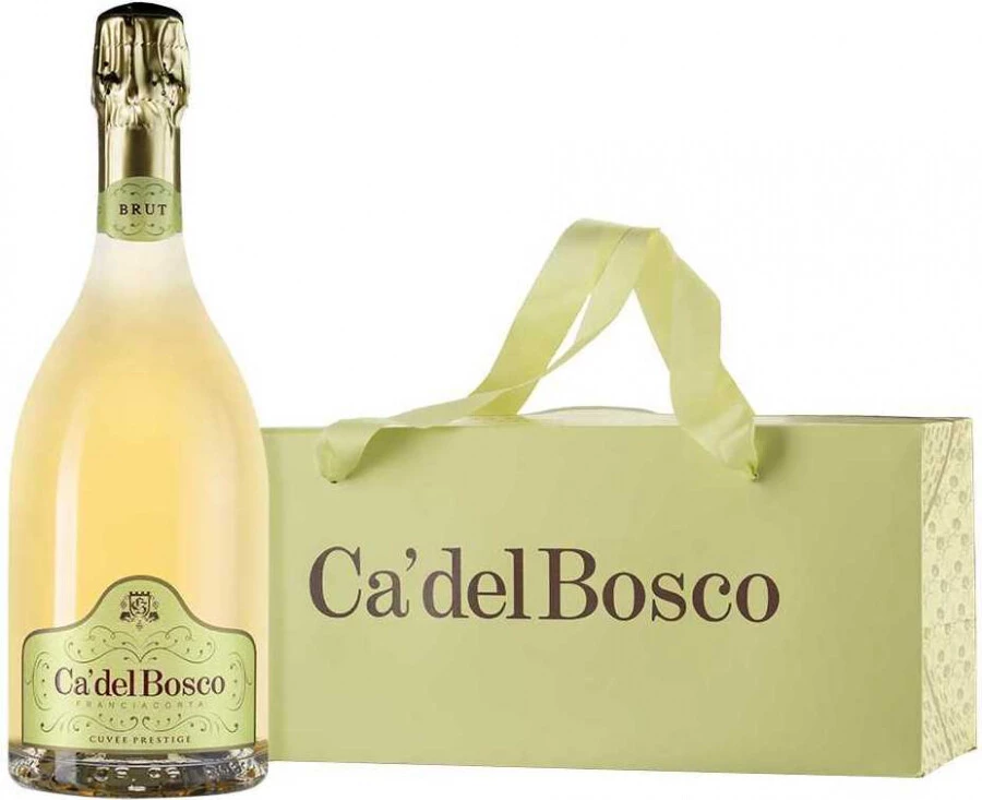 Игристое вино Franciacorta Brut DOCG Cuvee Prestige, gift box