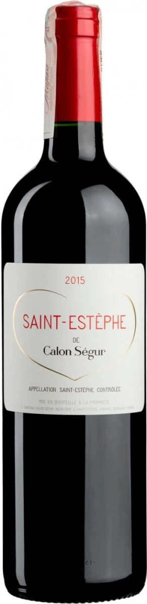 Вино Saint-Estephe de Calon Segur, Saint-Estephe AOC, 2015