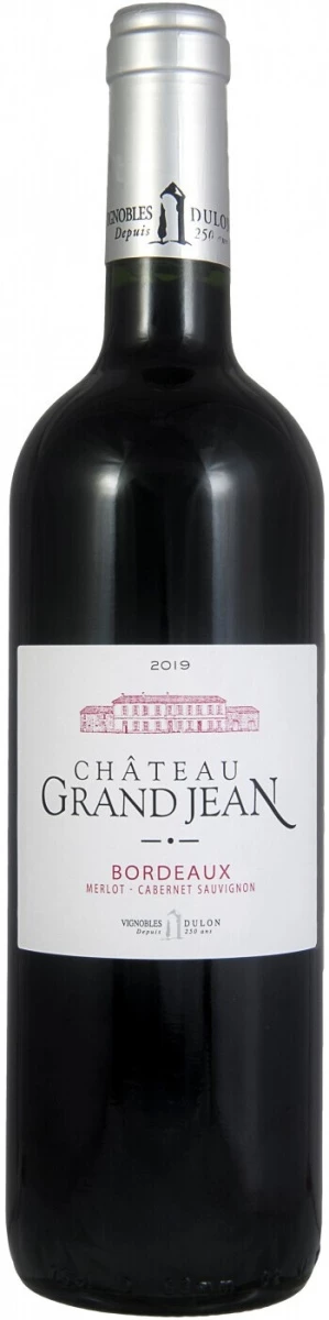 Вино Chateau Grand Jean Rouge, Bordeaux AOP, 2019