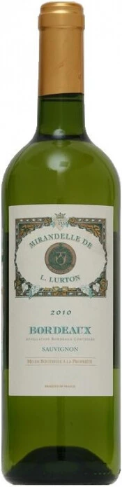 Вино Mirandelle de L. Lurton Blanc, Bordeaux AOC, 2010