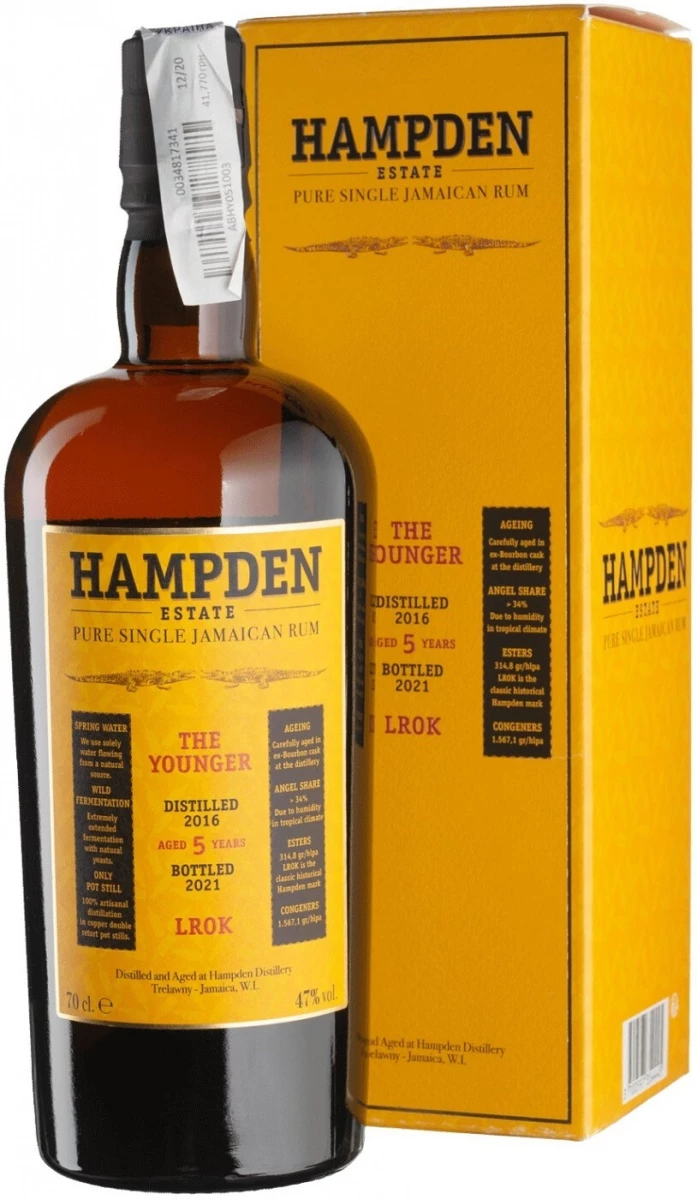Ром Hampden LROK The Younger, gift box, 0.7 л