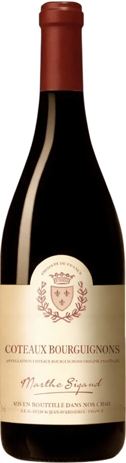 Вино Marthe Sigaud Coteaux Bourguignons AOC