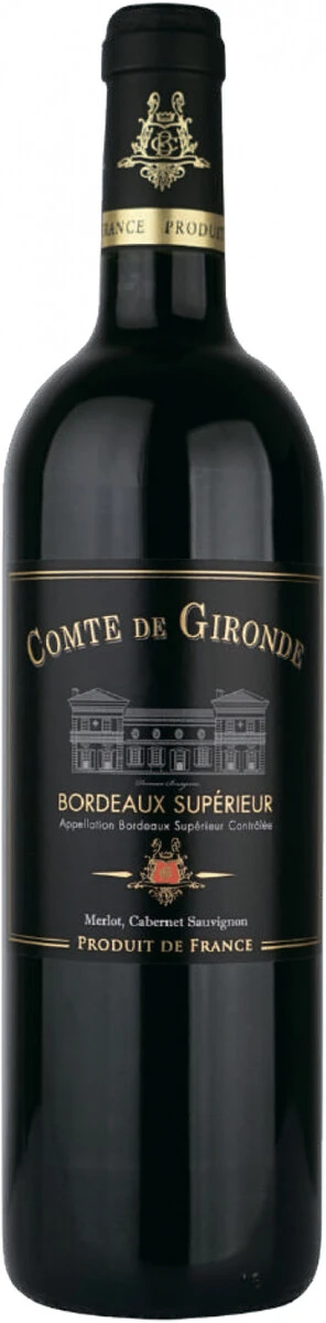 Вино Comte de Gironde, Bordeaux Superiore AOP, 2022