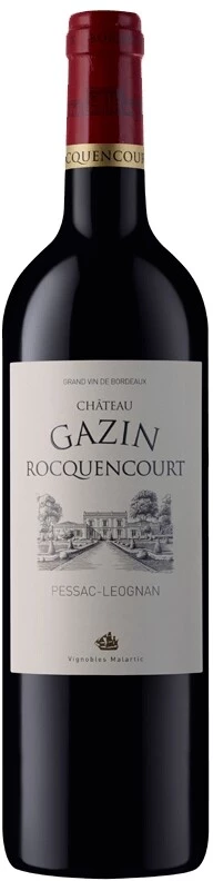 Вино Chateau Gazin Rocquencourt Rouge, Pessac-Leognan AOC, 2012
