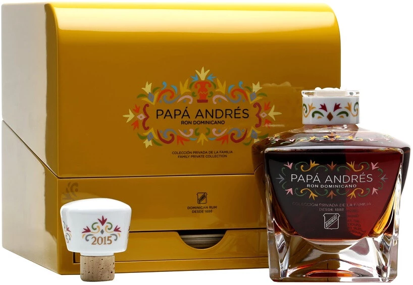 Ром Brugal, Papa Andres, 2015, gift box, 0.7 л