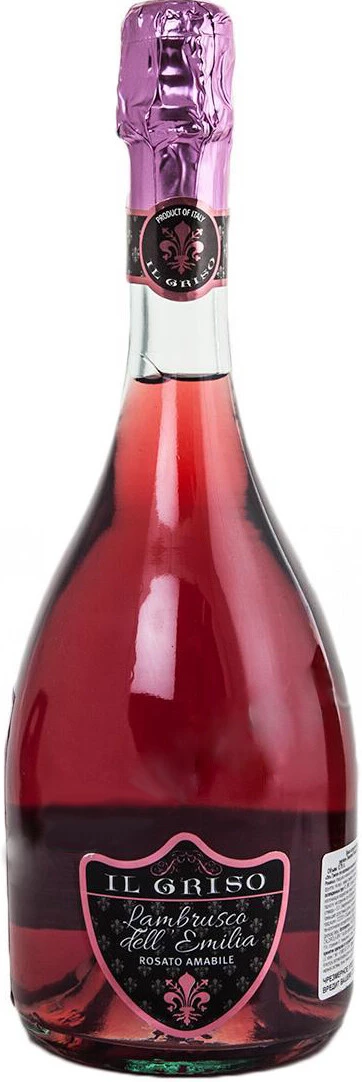 Игристое вино Il Griso Lambrusco dell'Emilia IGT Rosato