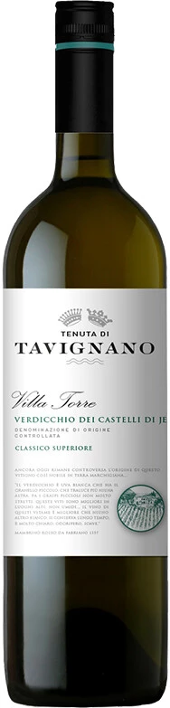 Вино Tenuta di Tavignano, Villa Torre Verdicchio dei Castelli di Jesi DOC Classico Superiore, 2017