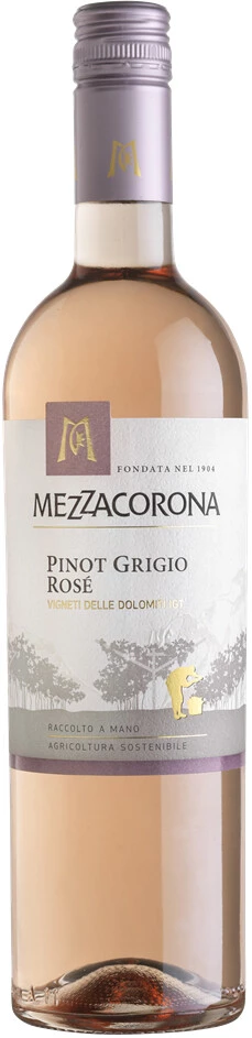 Вино Mezzacorona, Pinot Grigio Rose, Vigneti delle Dolomiti IGT