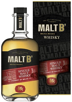 Виски Malt B' Wales Single Malt, gift box, 0.7 л