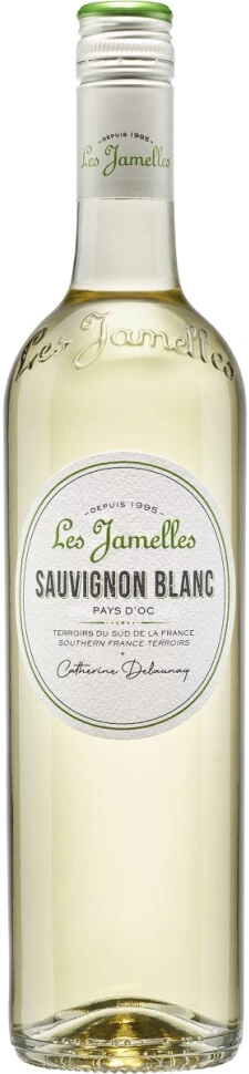 Вино Les Jamelles, Sauvignon Blanc, Pays d'Oc IGP, 2024